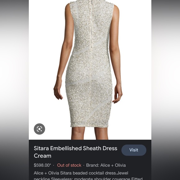 Alice + Olivia Sitara Sequin Dress - Picture 4 of 7